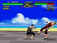 une photo d'Ã©cran de Virtua Fighter (32X) sur Sega Megadrive 32X